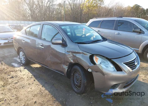 2012 Nissan Versa 1.6 Sv z USA, uszkodzony, nr VIN 3N1CN7AP4CL917438